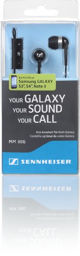 Sennheiser MM 30G Ohrkanal-Headset für Samsung Galaxy schwarz1